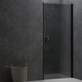 AWT Duschtür LLA1000-B schwarz 100x200